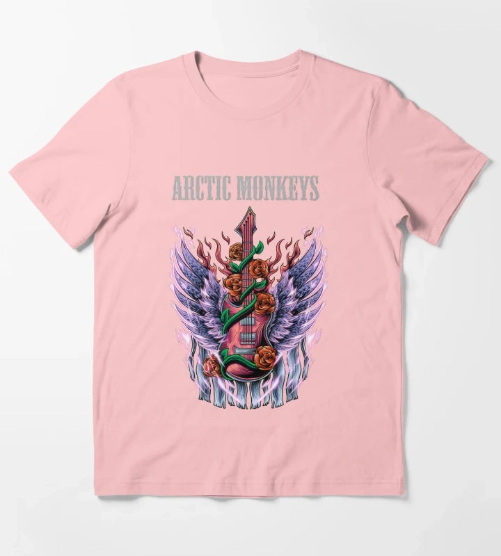 Monkeys From Arctic Band Fan Art 32 T-Shirt Dark Grey