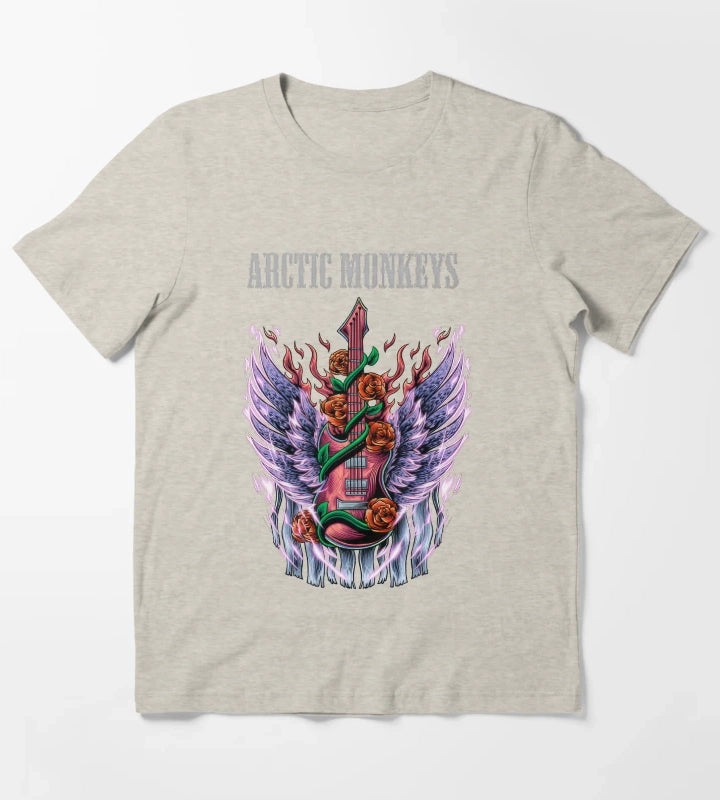 Monkeys From Arctic Band Fan Art 32 T-Shirt Cream