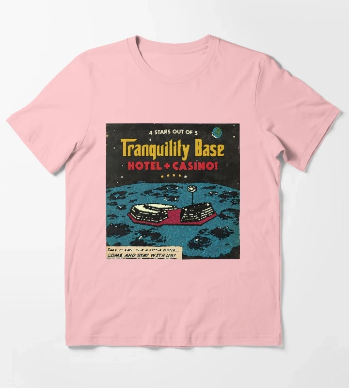 Monkeys Tranquility Base T-Shirt Dark Grey