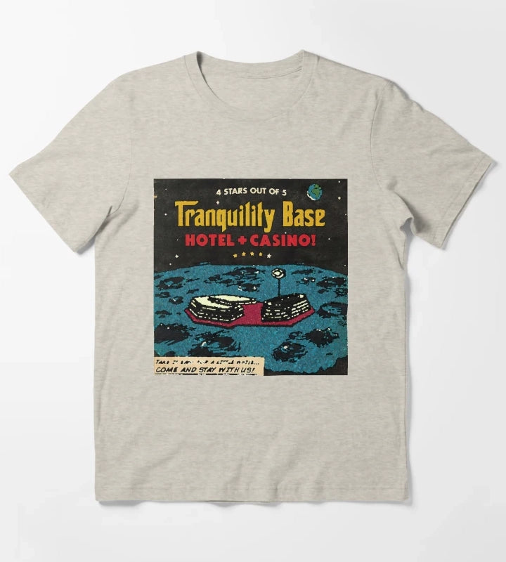 Monkeys Tranquility Base T-Shirt Cream
