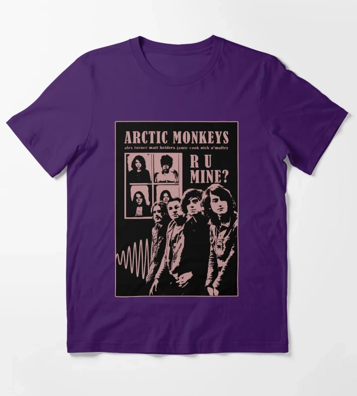 Monkeys indie tribute T-Shirt Purple