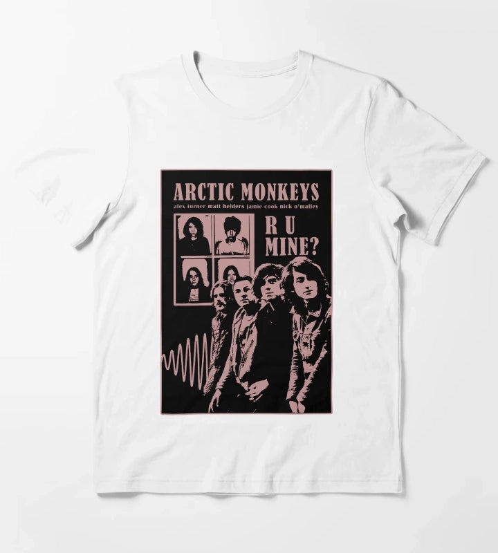 Monkeys indie tribute T-Shirt White