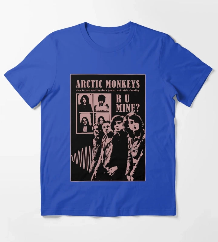 Monkeys indie tribute T-Shirt Blue