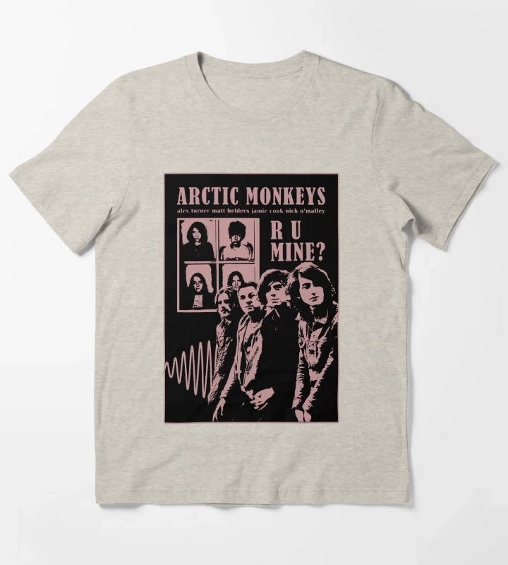 Monkeys indie tribute T-Shirt Cream