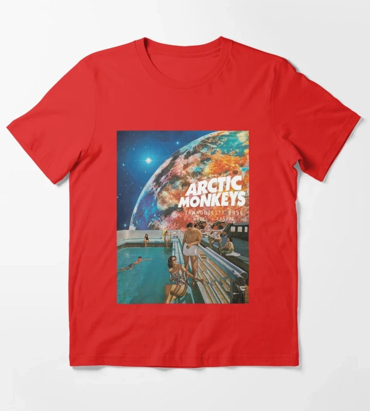 Monkeys of the pool world T-Shirt Red