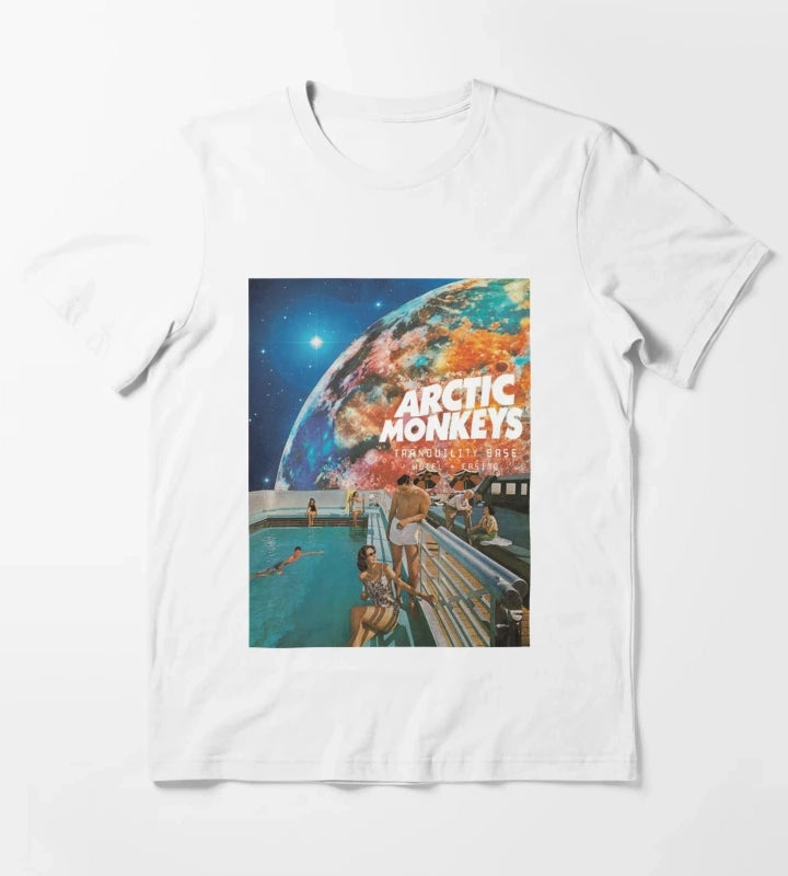 Monkeys of the pool world T-Shirt White