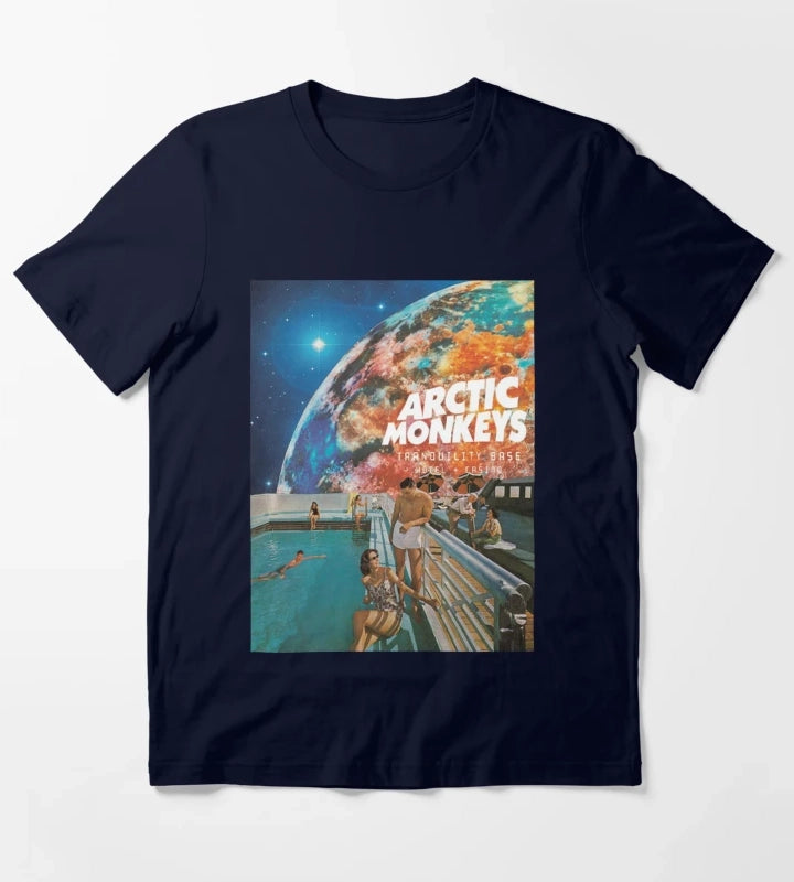 Monkeys of the pool world T-Shirt Navy