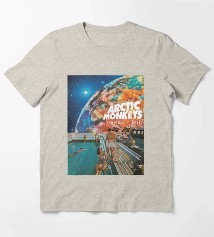 Monkeys of the pool world T-Shirt Cream