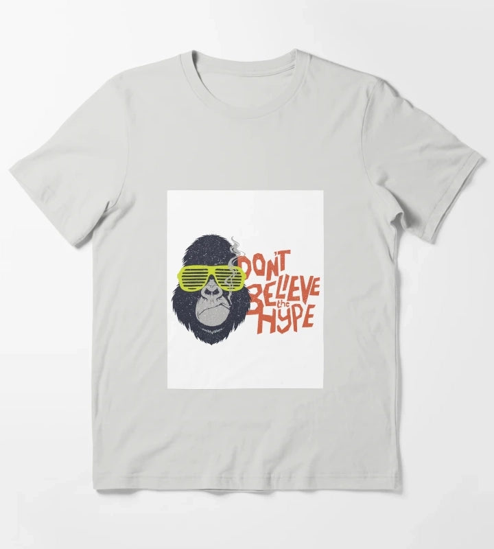 Monkeys style T-Shirt Light Grey