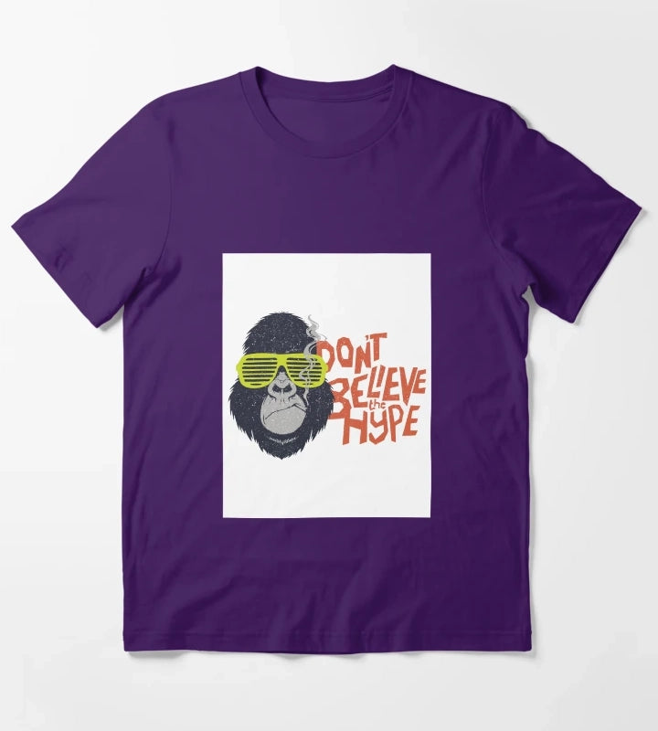 Monkeys style T-Shirt Purple