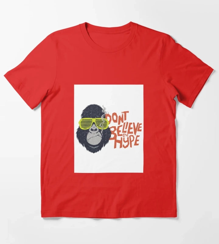 Monkeys style T-Shirt Red