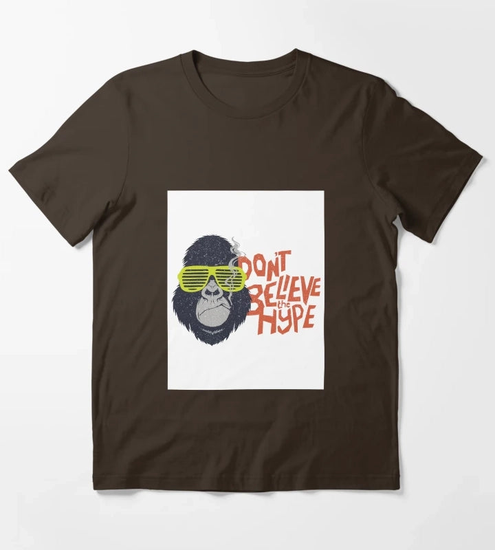 Monkeys style T-Shirt Brown