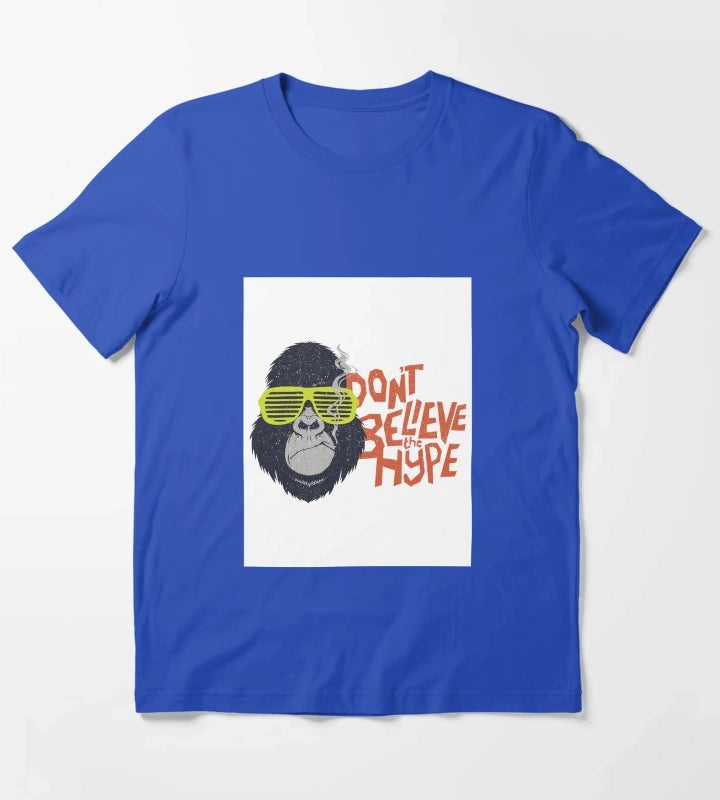 Monkeys style T-Shirt Blue