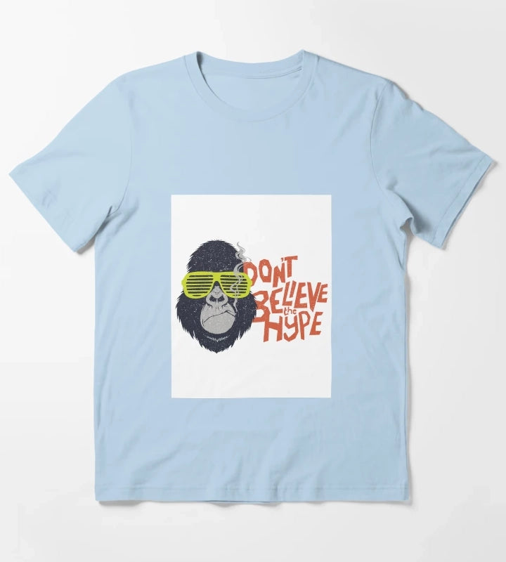 Monkeys style T-Shirt Sky Blue