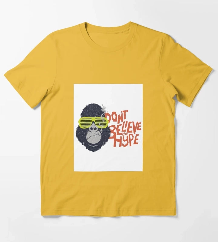 Monkeys style T-Shirt Yellow