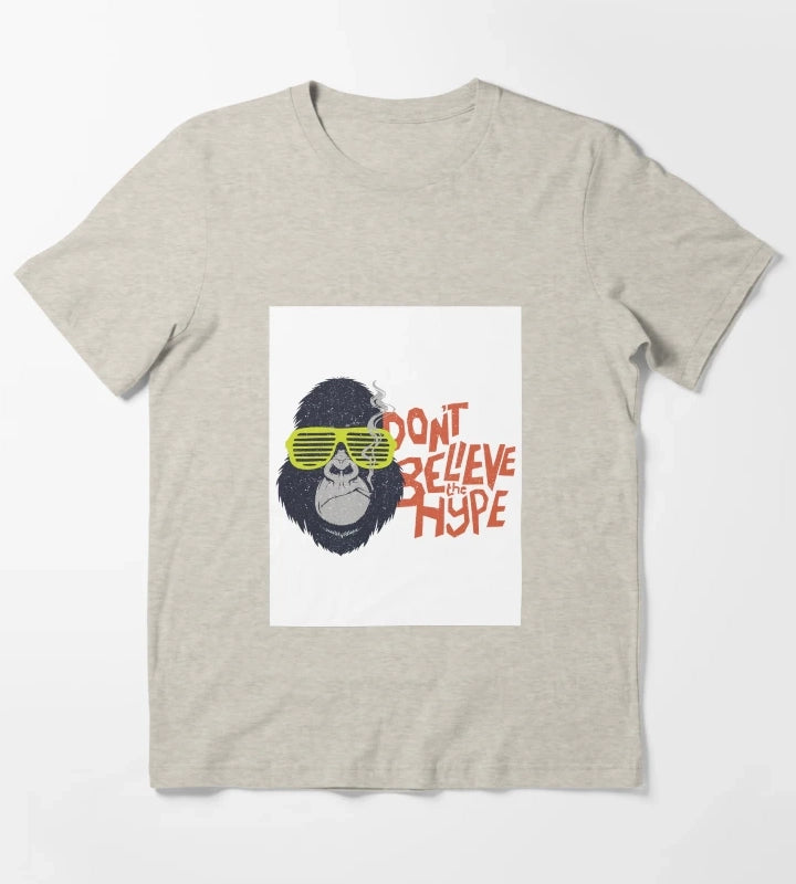 Monkeys style T-Shirt Cream