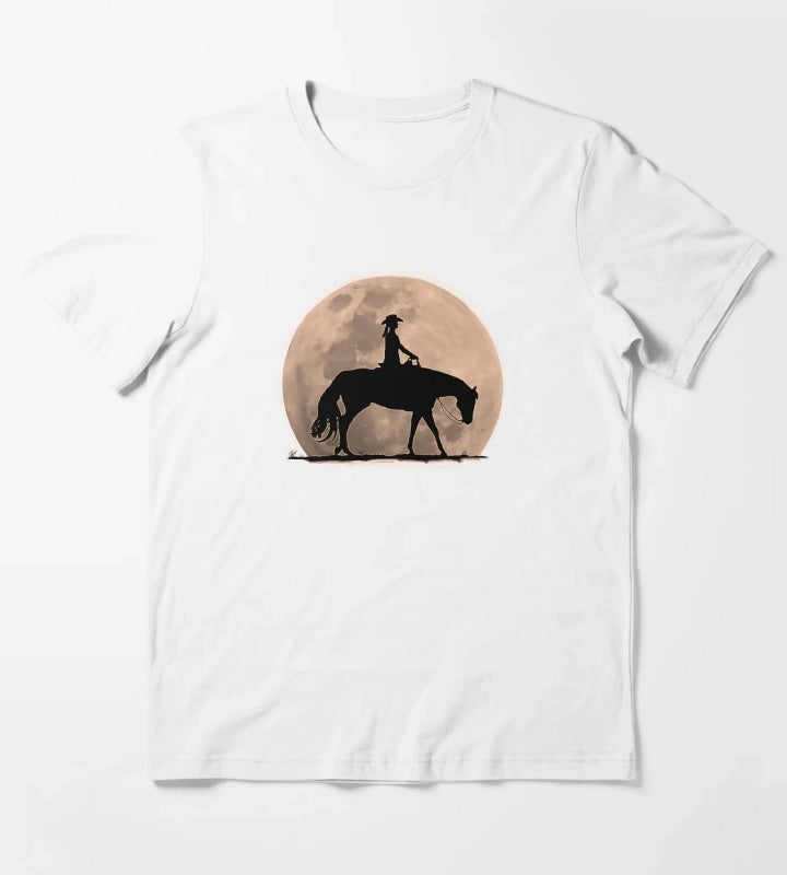 Moonlight Cowgirl T-Shirt White