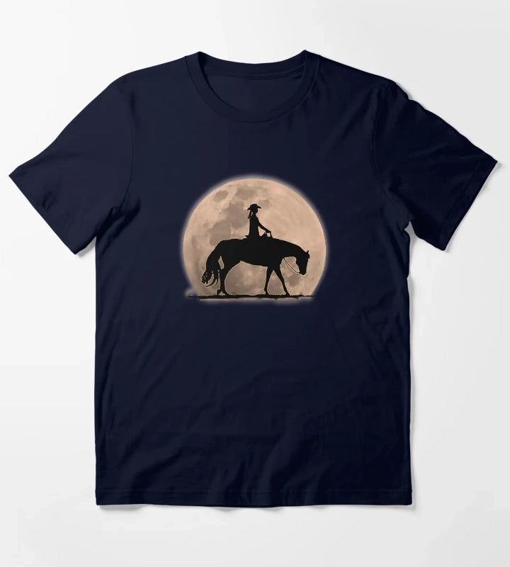 Moonlight Cowgirl T-Shirt Navy