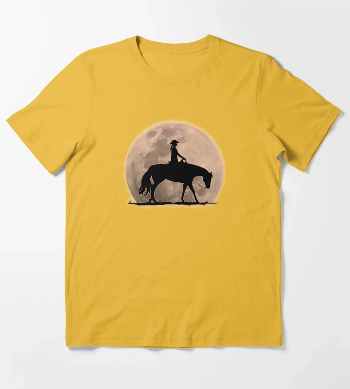 Moonlight Cowgirl T-Shirt Yellow