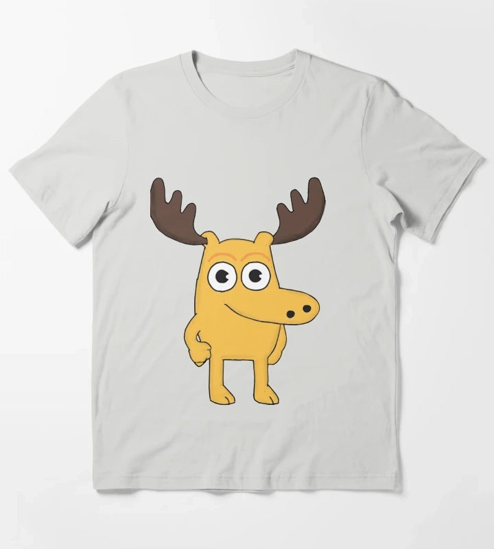 Moose T-Shirt Light Grey