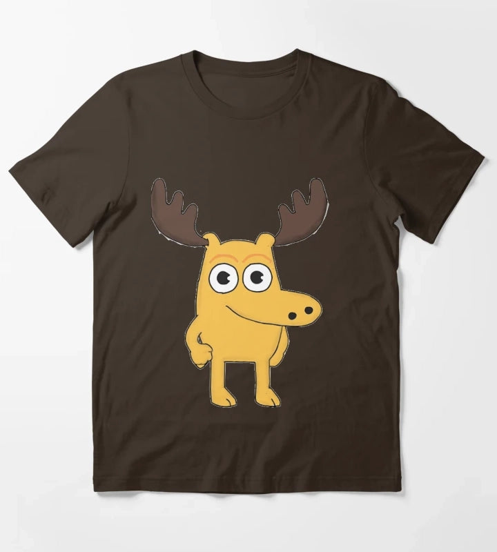 Moose T-Shirt Brown