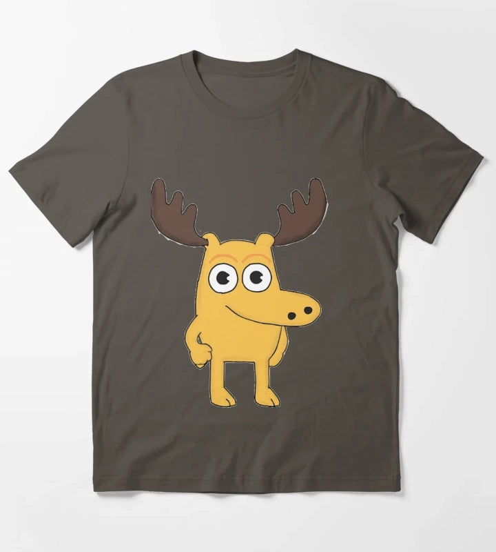 Moose T-Shirt Dark Grey