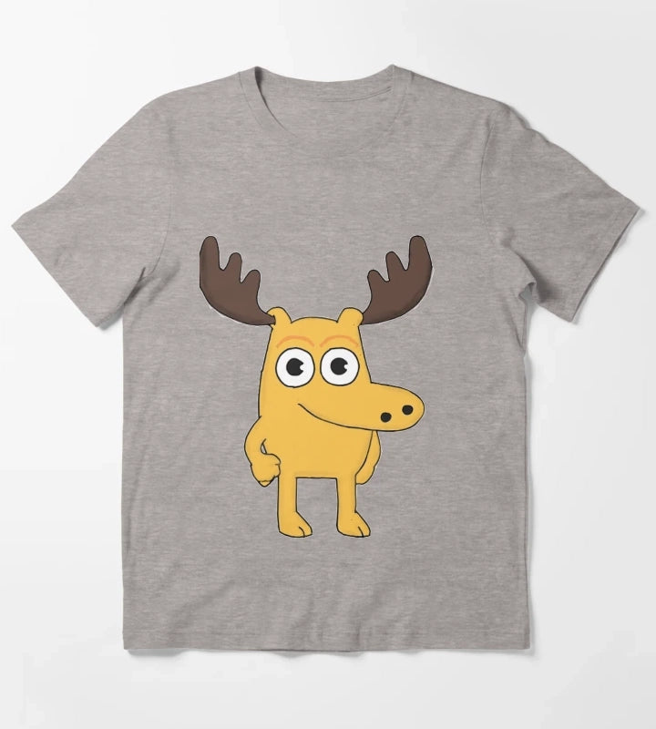 Moose T-Shirt Heather Grey