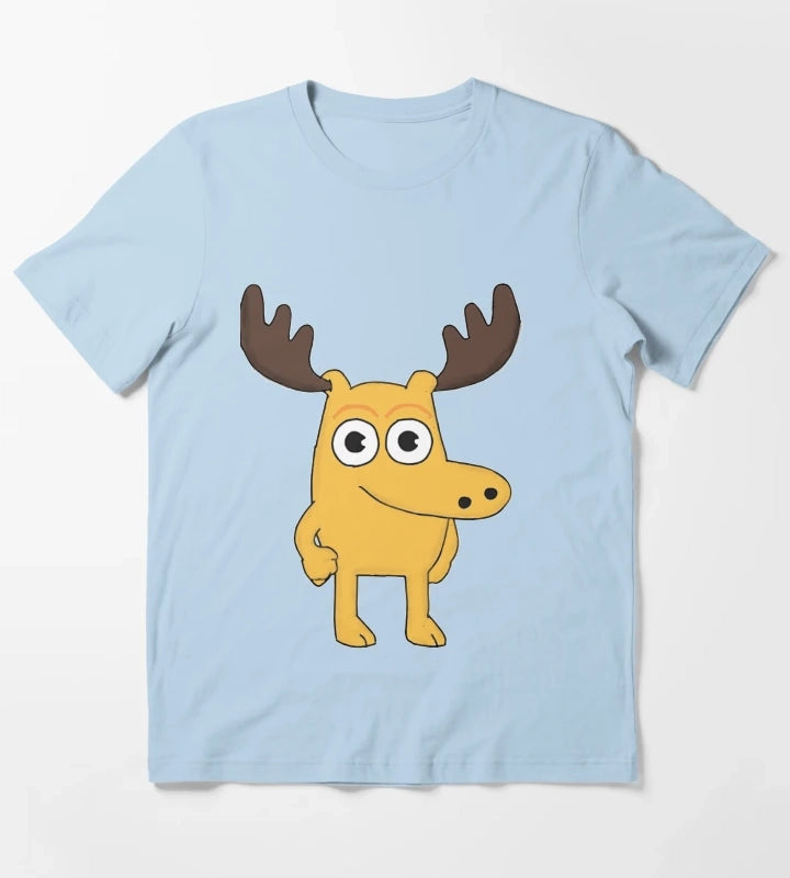 Moose T-Shirt Sky Blue