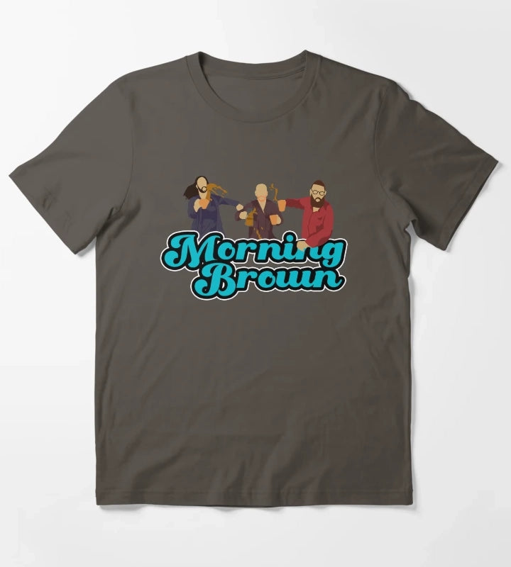 Morning Brown T-Shirt Dark Grey