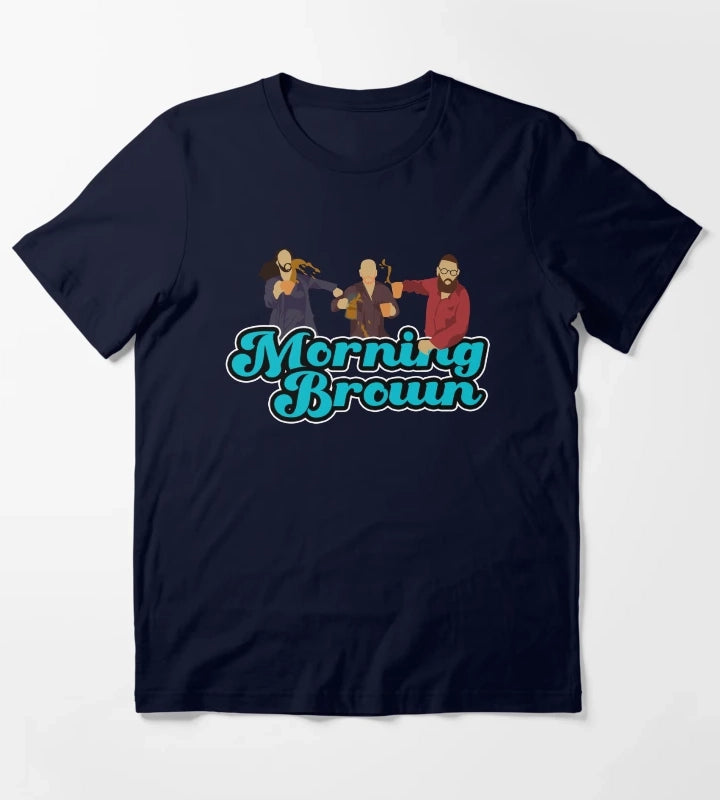 Morning Brown T-Shirt Navy