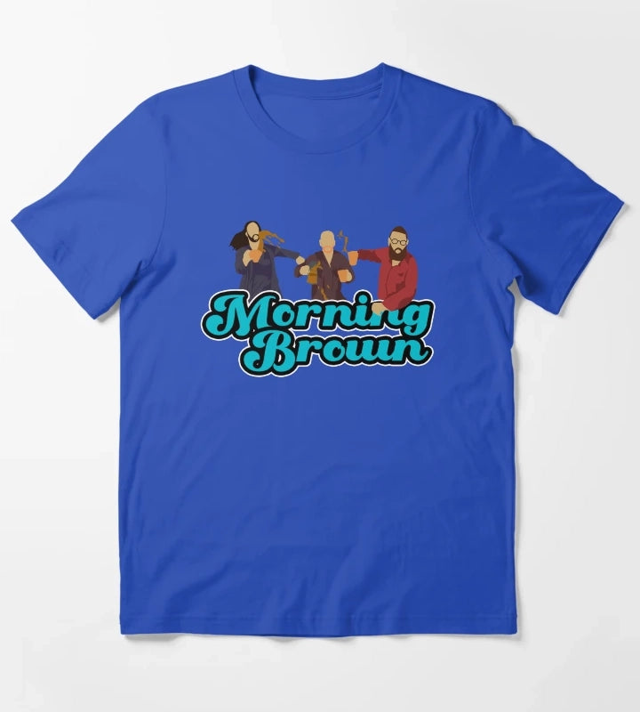 Morning Brown T-Shirt Blue