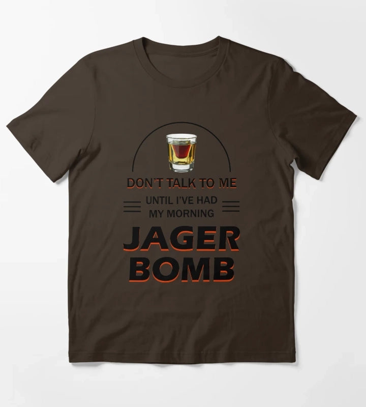 Morning Jager Bomb T-Shirt Brown