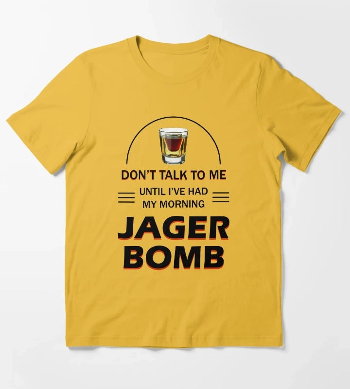 Morning Jager Bomb T-Shirt Yellow