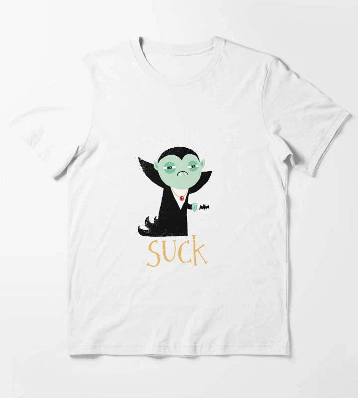 Mornings Suck T-Shirt White