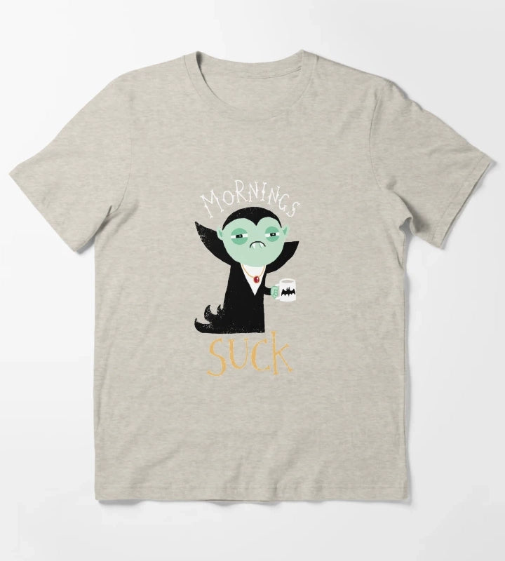 Mornings Suck T-Shirt Cream