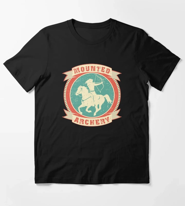 Mounted Archery Equestrian Horse NickerStickers on Redbubble T-Shirt