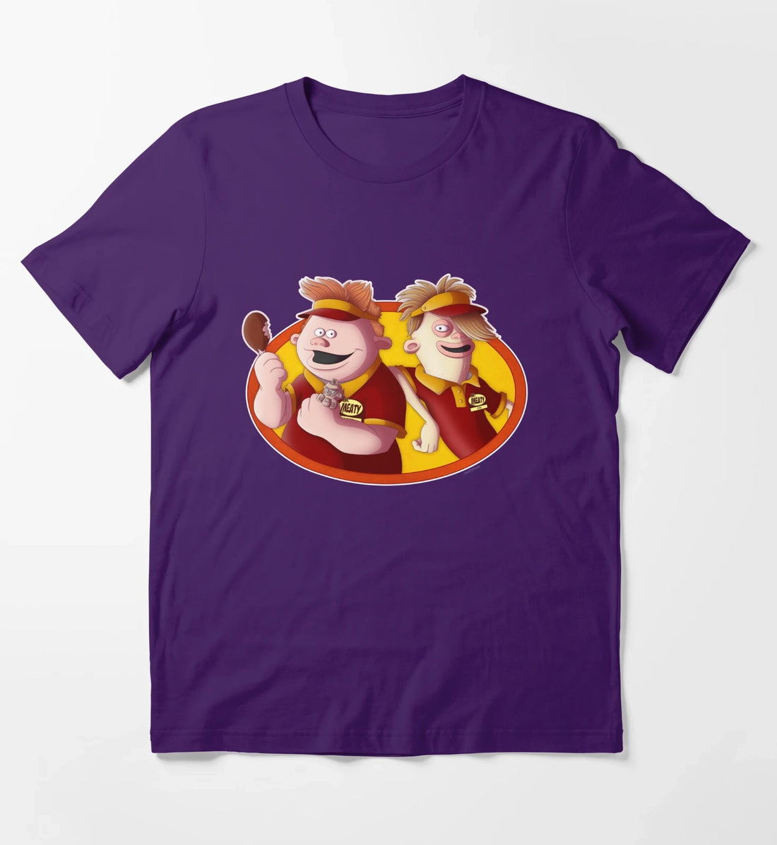 Mr Meaty T-Shirt Purple