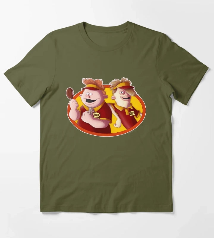 Mr Meaty T-Shirt Olive Green
