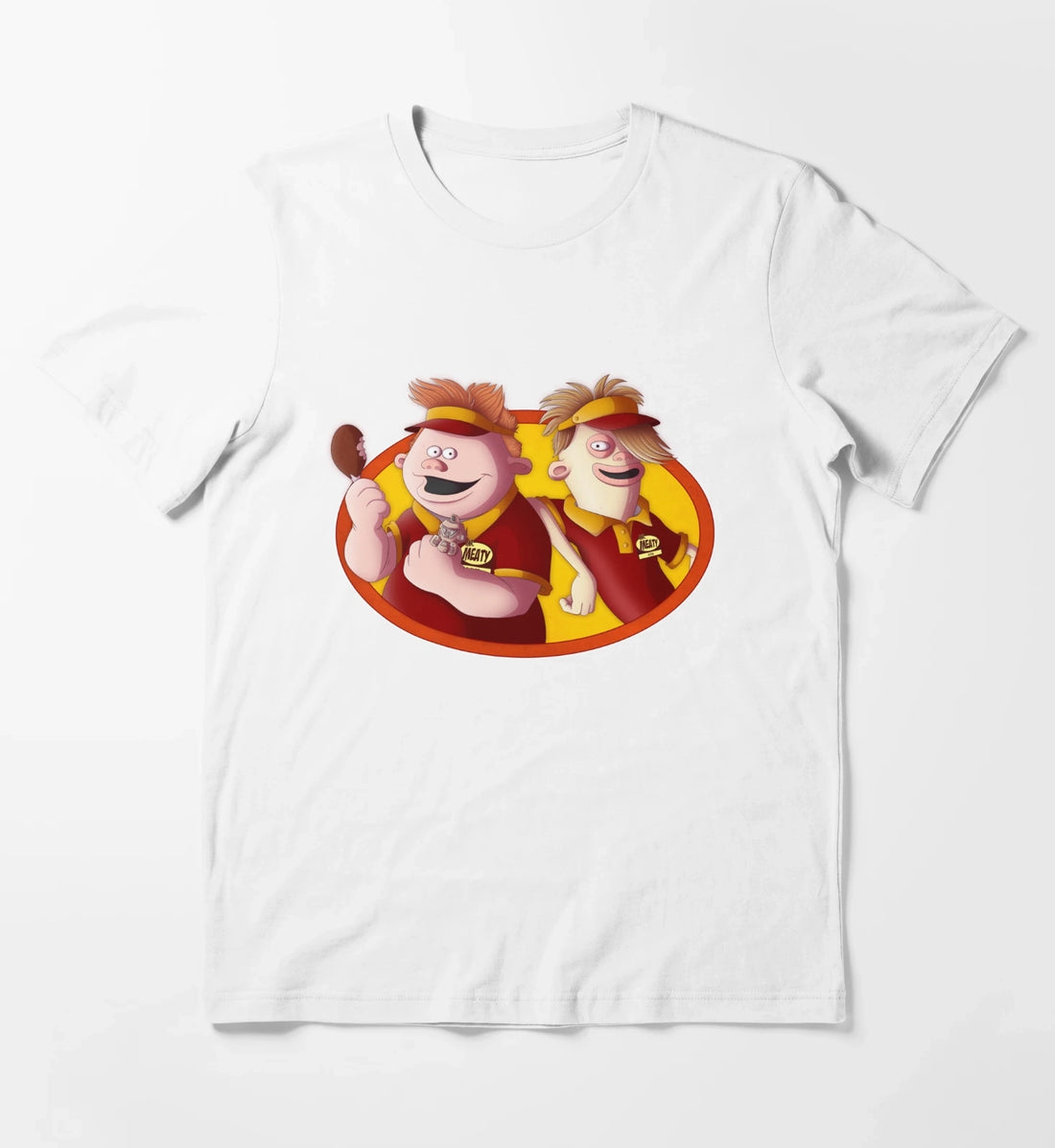Mr Meaty T-Shirt White