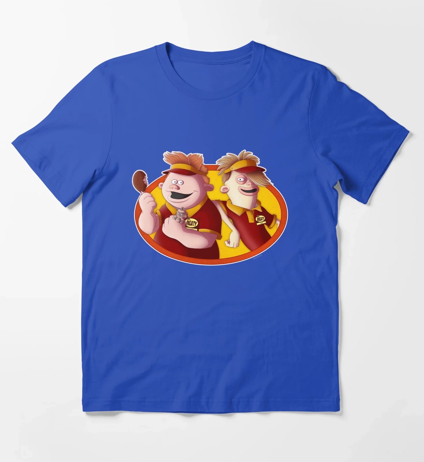 Mr Meaty T-Shirt Blue