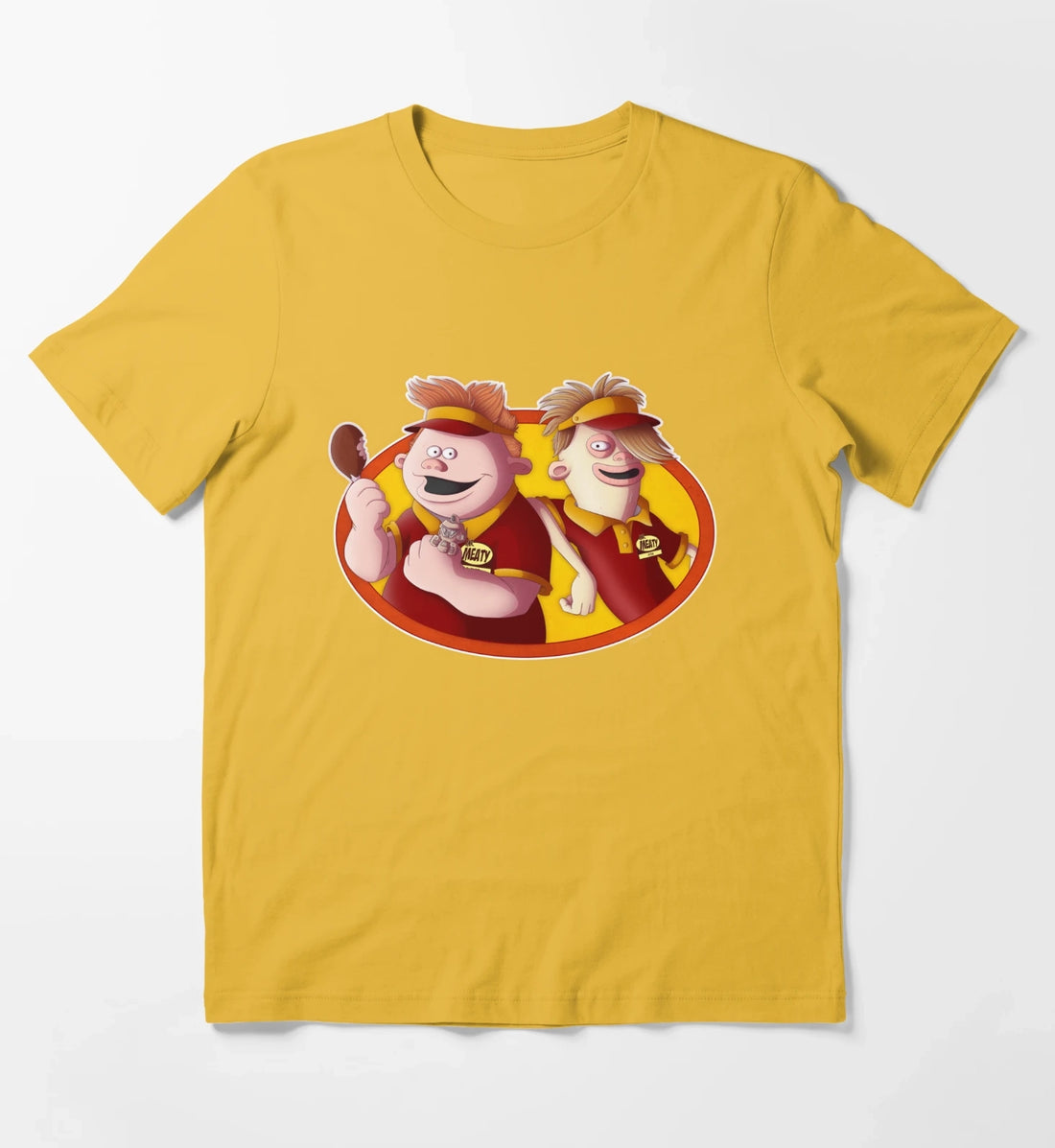 Mr Meaty T-Shirt Yellow
