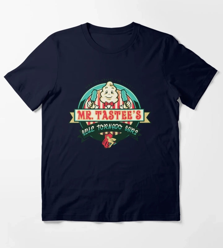 Mr Tastees Blue Tornado Bars T-Shirt Navy