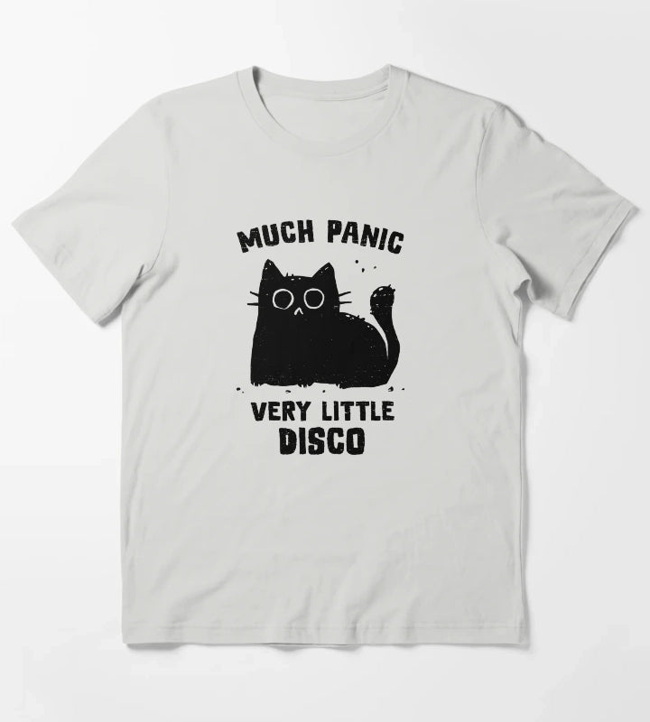 Much Panic Very Little Disco T-Shirt Light Grey
