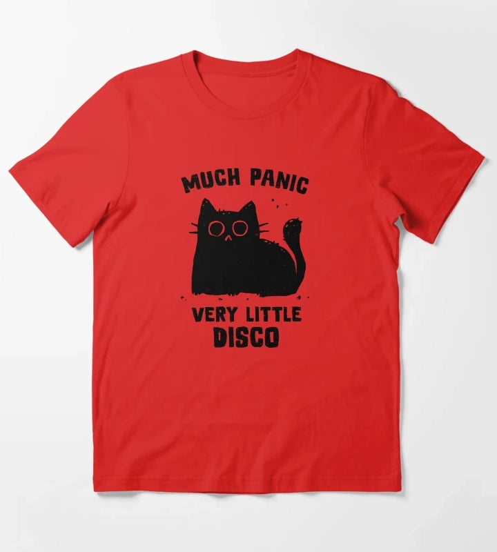 Much Panic Very Little Disco T-Shirt Red