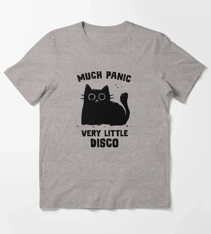 Much Panic Very Little Disco T-Shirt Heather Grey