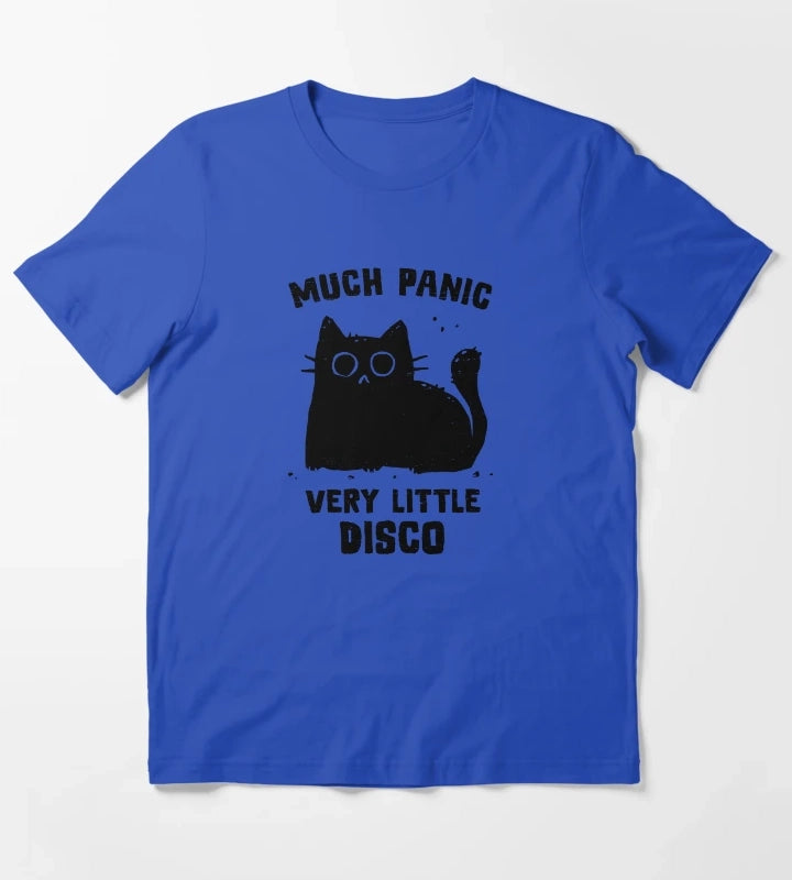 Much Panic Very Little Disco T-Shirt Blue