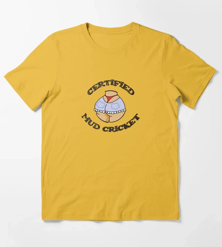 Mud Cricket T-Shirt Yellow