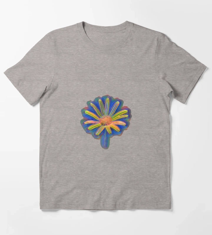Multicolor Wild Flower T-Shirt Heather Grey
