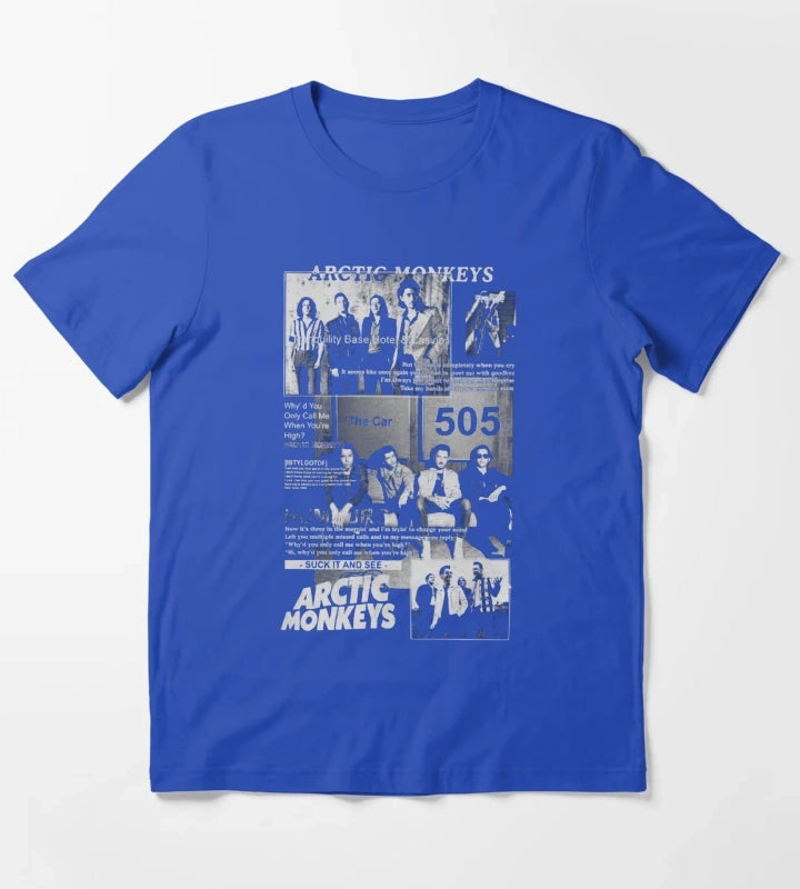 Music Arctic Monkeys T-Shirt Blue