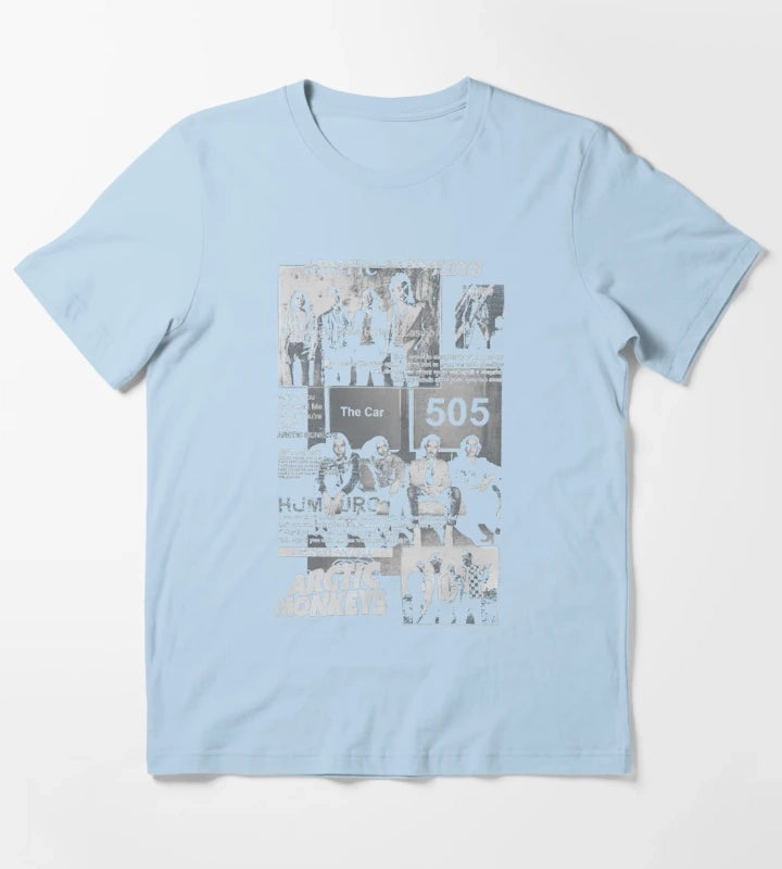 Music Arctic Monkeys T-Shirt Sky Blue